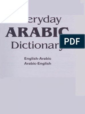 Everyday ARABIC Dictionary