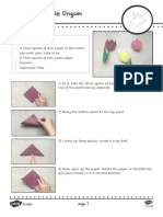 T TC 1645620059 Mothers Day Origami Tulip Paper Craft - Ver - 1 PDF