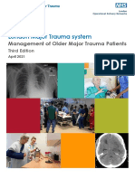Pan London Major Trauma System Management of Older Trauma. Third Editionapril 2021
