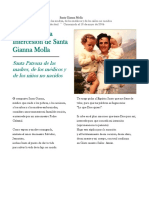 St. Gianna Prayer Spanish