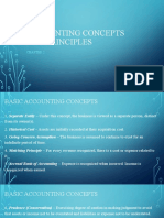 Accounting Concepts and Principles - Chapter 2