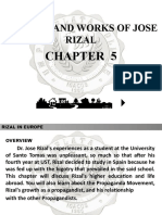 THE LIFE AND WORKS OF JOSE RIZAL Chapter 5 PPTXT