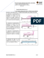 TALLER DE SEGUIMIENTO No. 1 - Deflexiones Métodos Energía