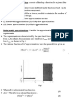 Approximation Filters: Butterworth, Chebyshev & More