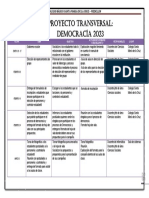 Proyecto transversal democracia colegio Santa María Medellín