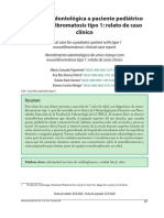 Atención Odontológica A Paciente Pediatrico Con Neurofibromatosis Tipo 1 PDF