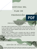 Objetivos Del Plan de Producción