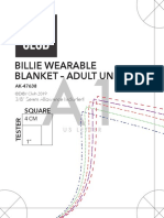 Billie Wearable Blanket AK-47638 Adult US Letter
