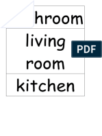 Wordcards Parts of The House PDF