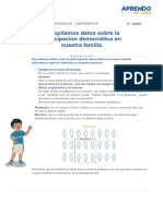 Recopilamos Datos Sobre La Participación Democrática en Nuestra Familia