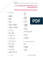 Expresiones Racionales e Irracionales