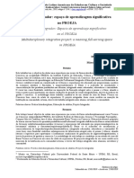 Projeto Integrador Espaco de Aprendizagem Signific