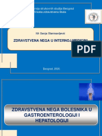 Zdravstvena Nega U Gastroenterologiji Sa Hepatologijom - BA