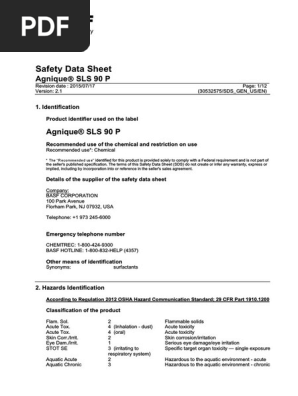 Safety Data Sheet