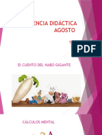 Secuencia Didáctica Agosto