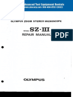 Olympus SZ III - RepairMnaual