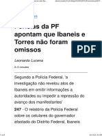 Perícias Da PF Apontam Que Ibaneis e Torres Não Foram Omissos - Brasil 247 PDF