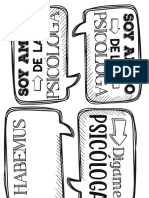 Kit Imprimible A4 - Psicologa PDF