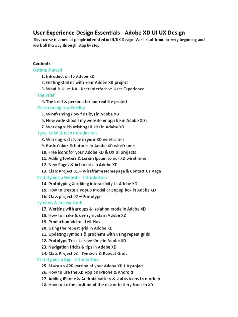 User Experience Design Essentials | PDF | Adobe Photoshop | Adobe