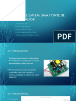 Implementação de filtro EMI em fonte de carregador