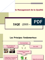 ISQE (2005 - 2006) : Principes de Management de La Qualité