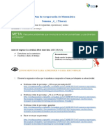 Semana 4 - Ficha 4 Problemas de Porcentajes