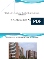 CHARLA SOBRE INSCRIPCION REGISTRAL DE LA DECLARATORIA DE FABRICA-DR. BELLIDO.pdf