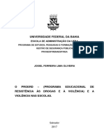 O PROERD (Programa Educacional de Resistência Às Drogas e À Violência) e A Violência Nas Escolas PDF