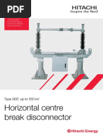 Hitachi Energy Horizontal Center Break Disconnector SDF R1