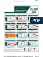 Calendário escolar 2023 Goiânia