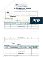 Plan de estudios tercer trimestre