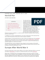 Marshall Plan - HISTORY