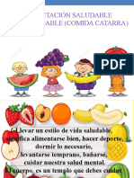 Alimentaciòn Saludable y Chatarra