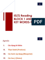 Block 1 - Keywords READING
