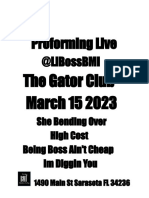 LiBossBMI The Gator Club Promo