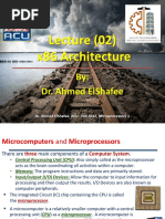 Microprocessor I - Lecture 02