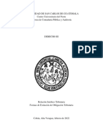 Relacion Juridico-Triburatio y Formas de Extincion de La Obligacion Tributaria