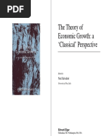 The Theory of Economic Growth - A 'Classical' Perspective PDF