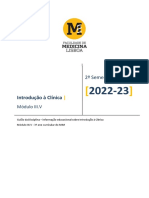 Guia Do Aluno - Mod III.V - Introducao Clinica 2022-23 PDF