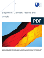 Beginners German Places and People Printable