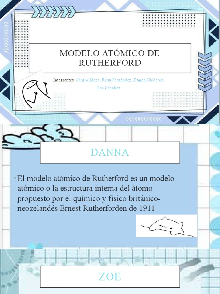 Modelo Atómico de Rutherford | PDF