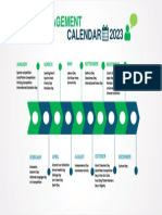 2023 School Engagement Calendar with Monthly Activities