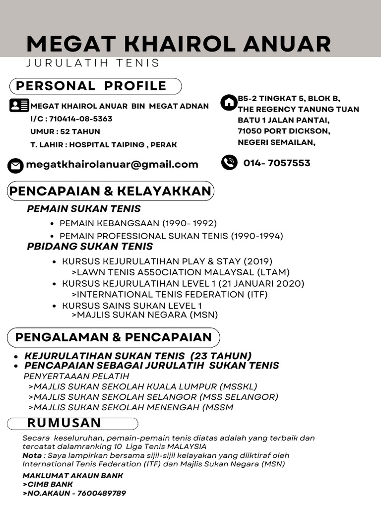 Profil en Megat | PDF