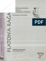 Adriana Cavarero Platon'a Rağmen Antik Felsefenin Feminist Bir Yeniden Yazımı Otonom Yayınları PDF