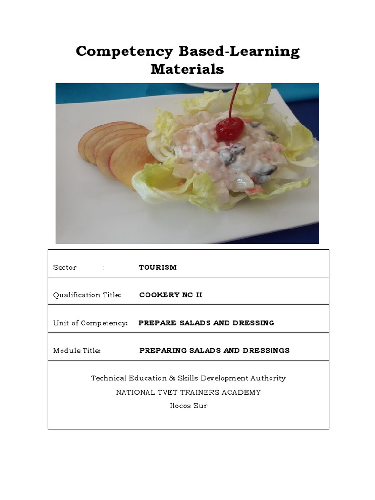 Preparing Salads and Dressings A Guide to Creating Nutritious and