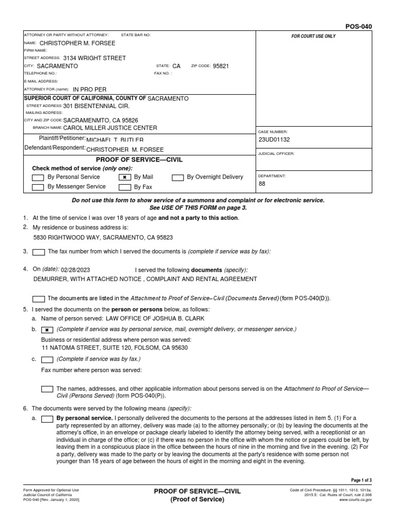 pos-040-proof-of-service-civil-proof-of-service-pdf-pdf-united