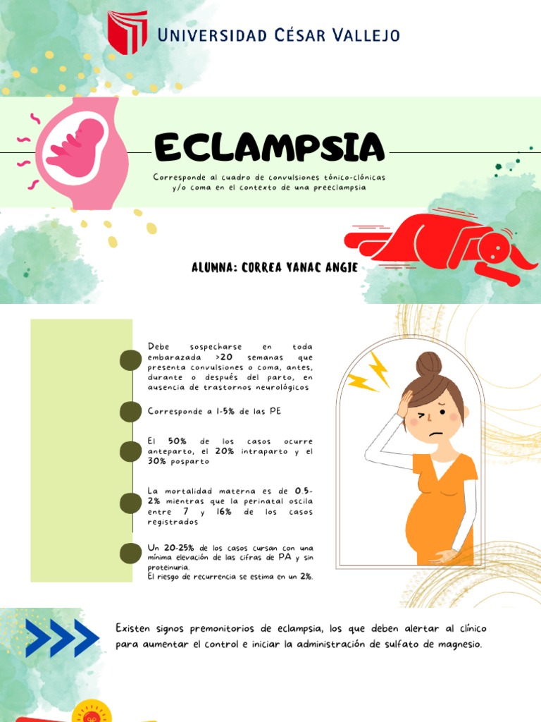 ECLAMPSIA PDF El embarazo Medicina CLINICA