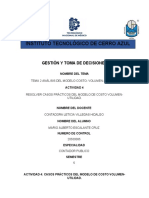 Análisis de casos prácticos del modelo costo-volumen-utilidad