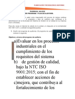 Evidencia: Aa2-Ev2 Taller Programa Y Plan de Auditoría