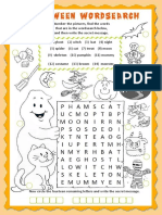 Halloween Wordsearch 2